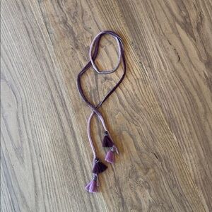 Chan Luu Tassled Lariet Necklace.